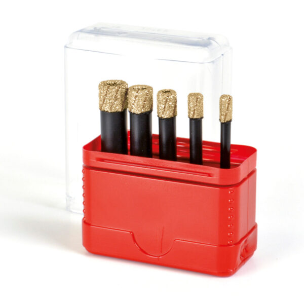 Montolit - Complete Kit of Diamond Drill Bit (Pack of 5)