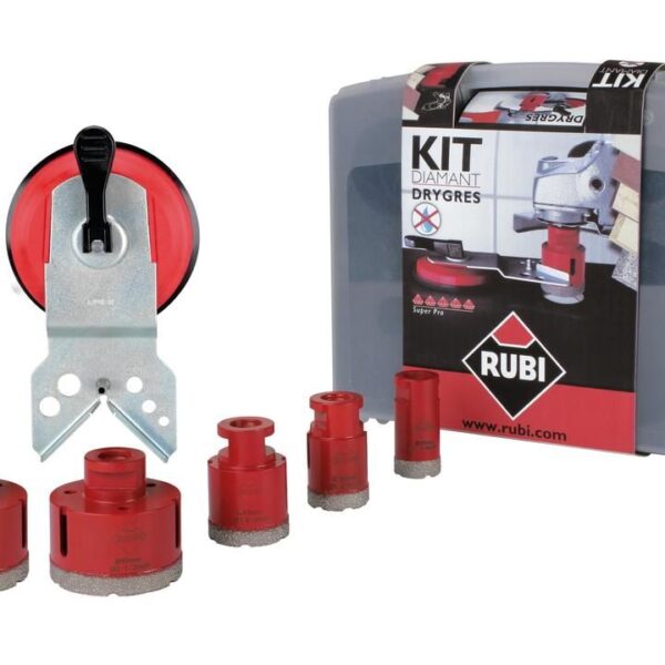 Rubi - Kit 5 Brocas Drygres Rosca 5/8"