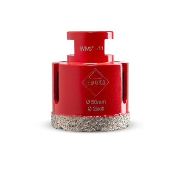 Rubi - Drill Bit Drygres (2" Thread 5/8" ) - 50 mm