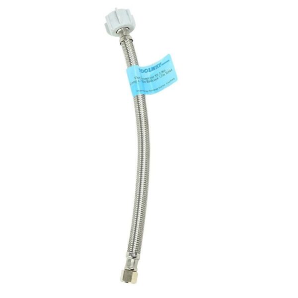 Toolway - Stainless Steel Flex Connector 3/8" x 7/8" x 12"