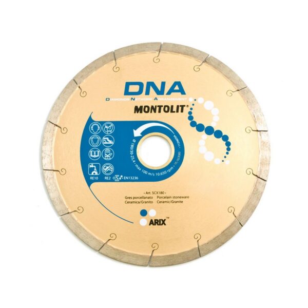 Montolit - DNA Diamond Wet-Only Blade 7"