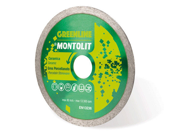 Montolit - CiZeta Diamond Wet/Dry Blade Green Line 4"