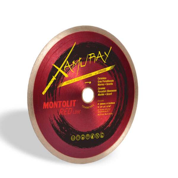 Montolit - Xamuray Diamond Wet-Only Blade 10"