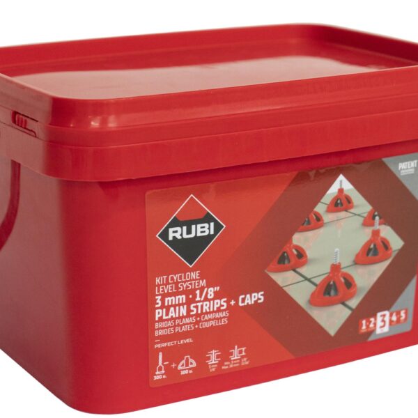 Rubi - Cyclone Leveling System Kit (100 caps + 300 bases…