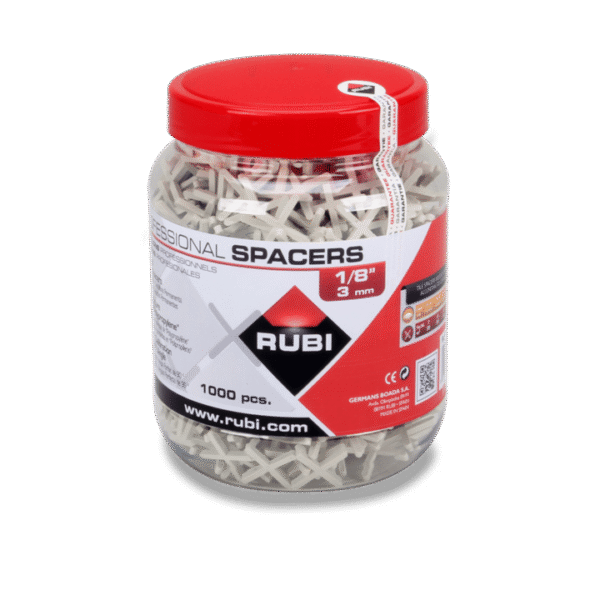 Rubi - Tile Spacers 1/8" (Pack of 1000)