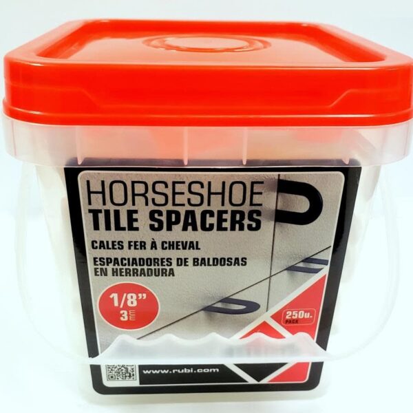 Rubi - Horseshoe Spacer 1/8" (Pack of 250)