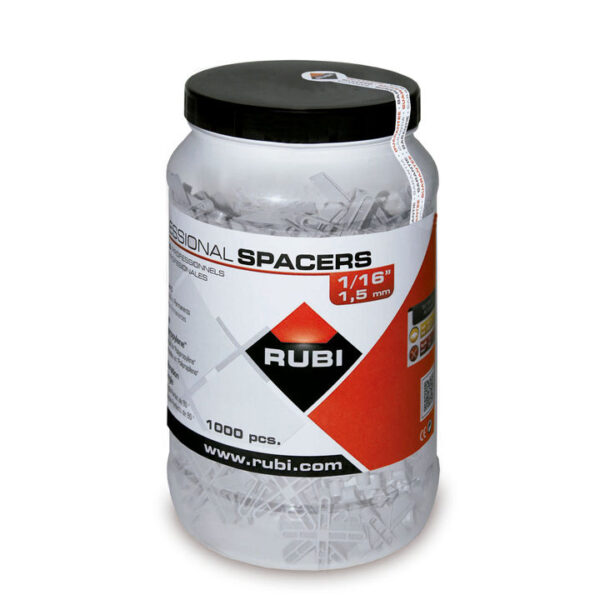 Rubi - Tile Spacers Bag 1/16" (Pack of 1000)