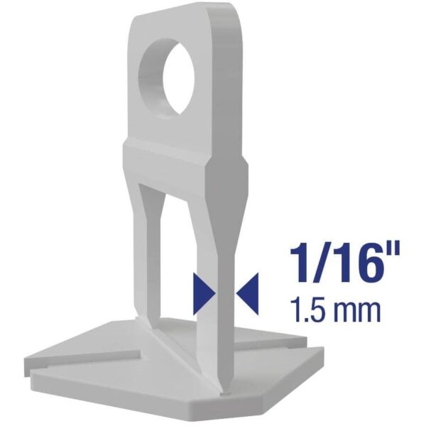 QEP - Flat Clips 1/16" for Floor and Wall Tile Leveling System (Pac…