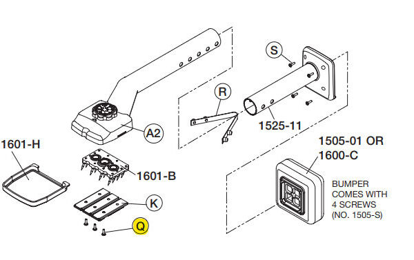 Crain - Knee Kicker Accessory Gripper Screws