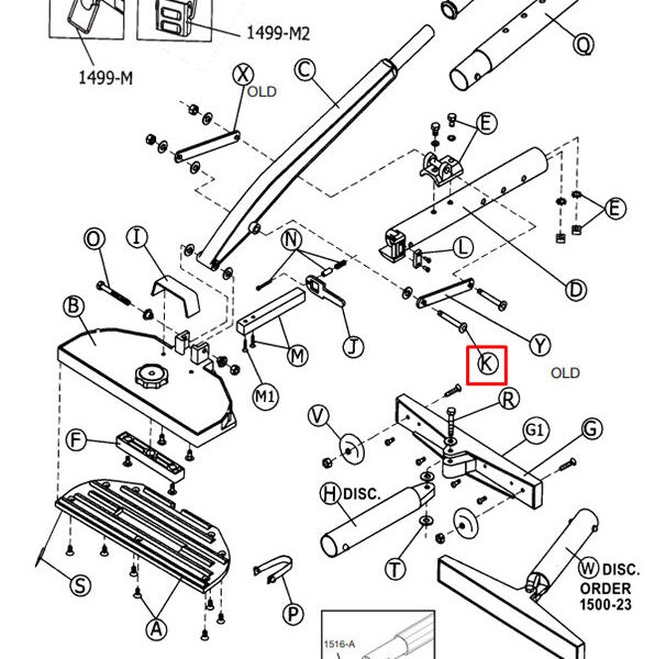 Crain - Carriage Bolt Set for Old no. 499-500