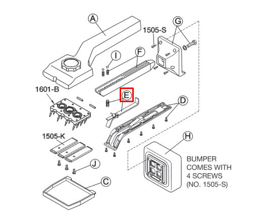 Crain - Trigger Assembly and Spring for no. 612