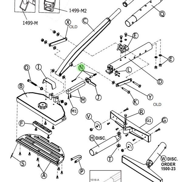 Crain - Brake Lever Spring with Screw for Nos. 499-500 New Ve…