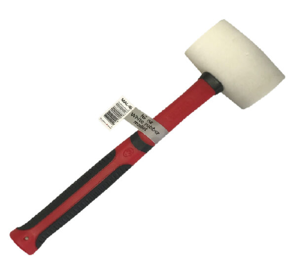 prosolutions - white rubber mallet 16 oz