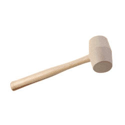 Crain - White Rubber Mallet 20 oz