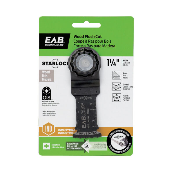 EAB - Starlock Industrial Oscillating HCS Wood Flush Cut …