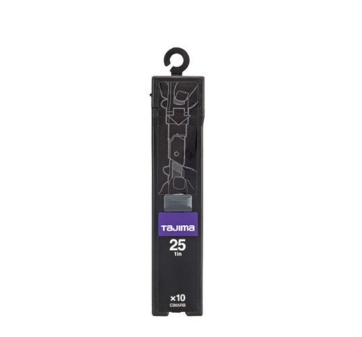 Tajima - Utility Blade Razar Black Blade H 7 Point 25 mm (Pack of…