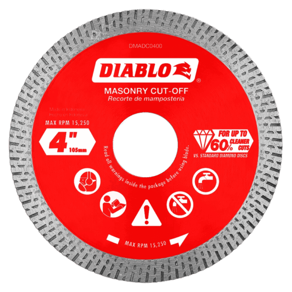 Diablo - Diamond Continuous Rim Cut-Off Discs for Masonry …