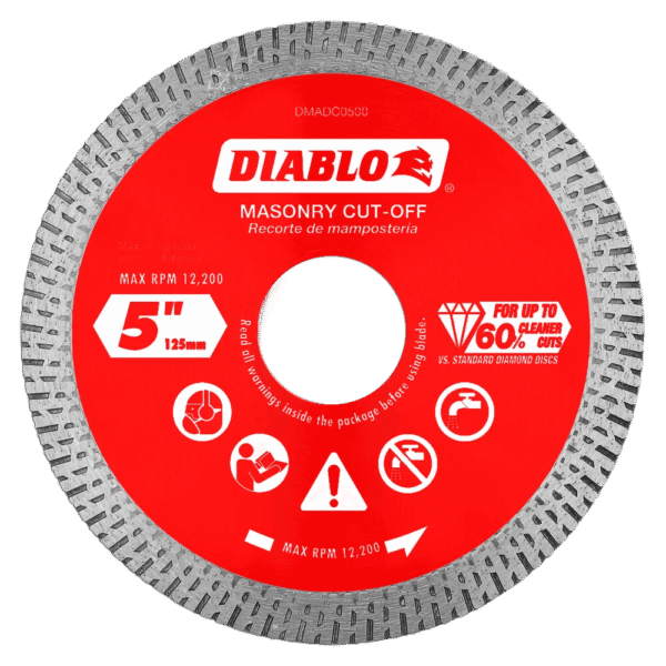 Diablo - Diamond Continuous Rim Cut-Off Discs for Masonry …