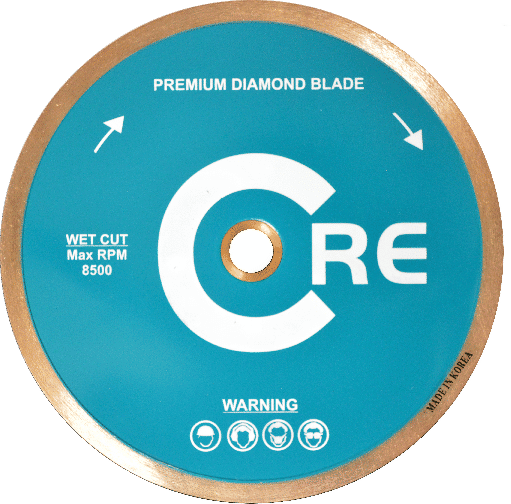 Core Abrasives - Continuous Rim Blade PAGCR-G for Glass 7"