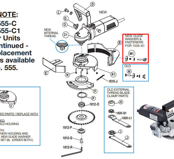 Crain - Guide Washers with Fasteners Set for New no. 555