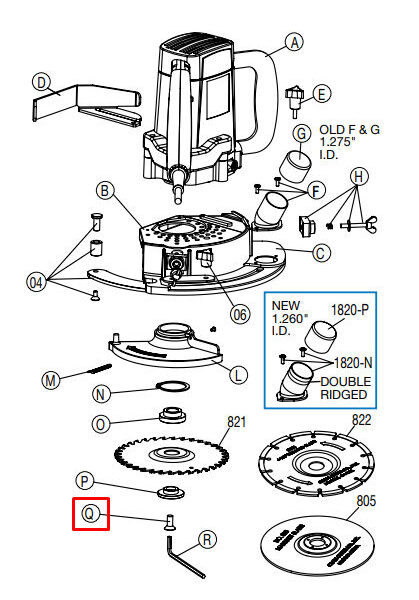 Crain - Blade Screw for no. 812