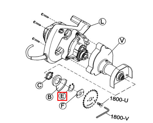 Crain - Blade Guard Retainer Ring for no. 785