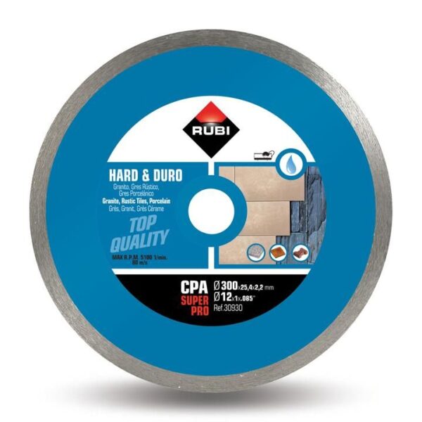 Rubi - Hard Material Diamond Blade CPA-300 Continuous Supe…