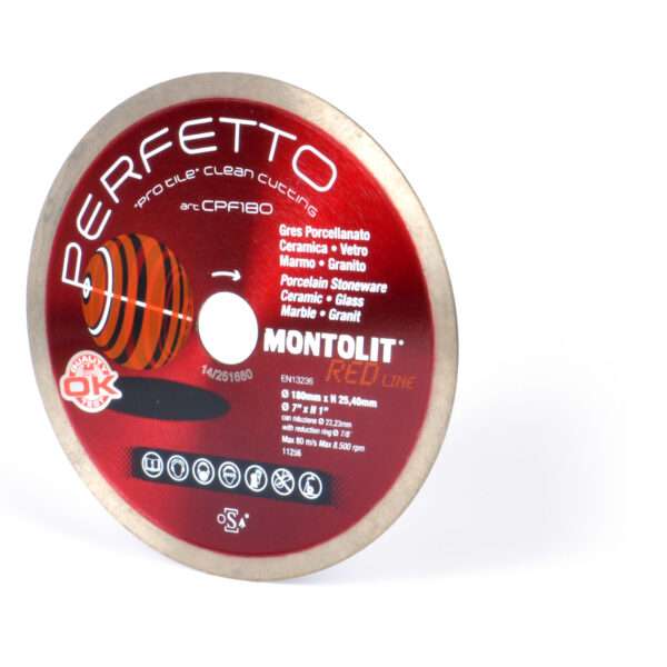 Montolit - Perfetto Diamond Wet-Only Blade 7"