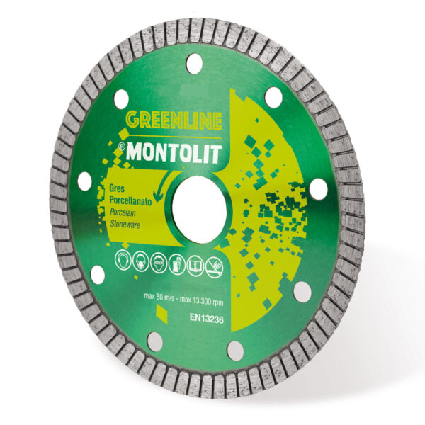 Montolit - TURBO Diamond Wet/Dry Blade Green Line 4"