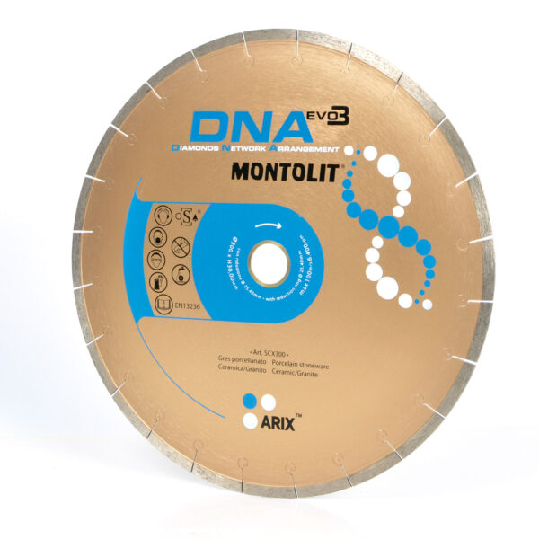 Montolit - Porcelain Diamond Blade DNA 12"