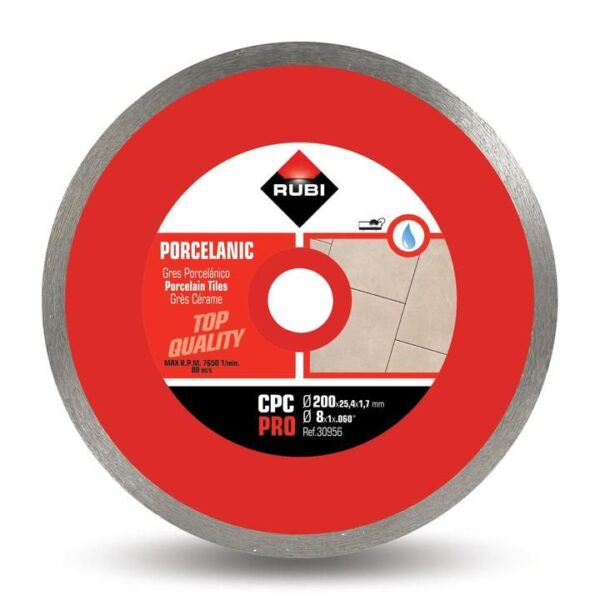 Rubi - Porcelain Tile Diamond Blade CPC-200 Continuous Pro