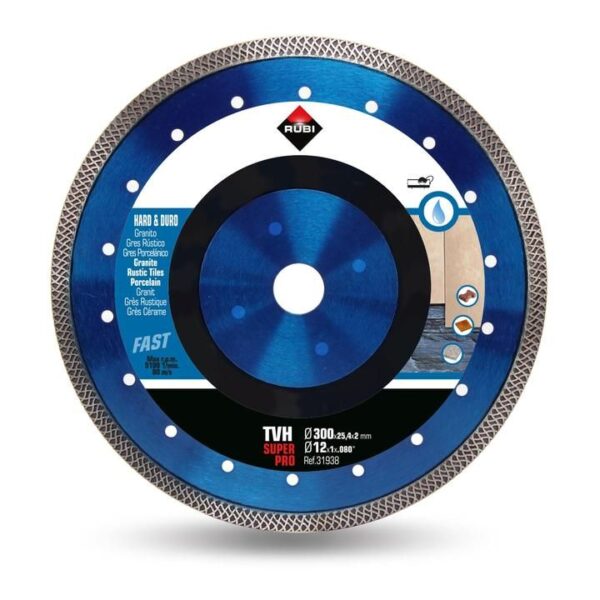Rubi - Diamond Saw Disc TVH-300 SuperPro 1" x 11-13/16"