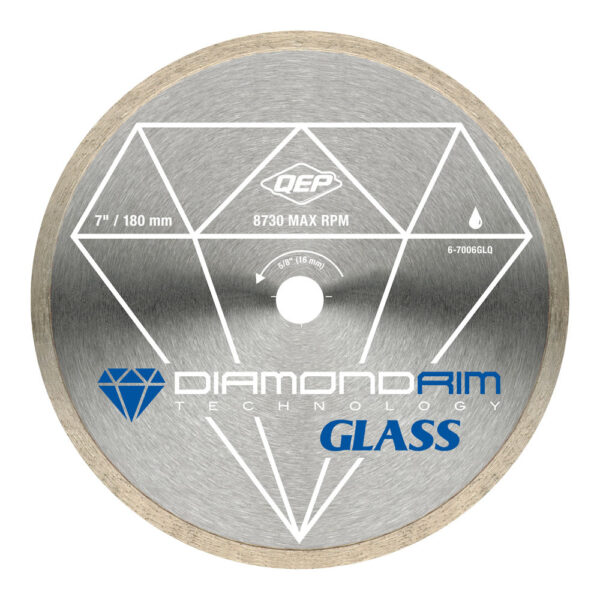 QEP - Continuous Wet Saw Diamond Blade 7" for Glass Tile