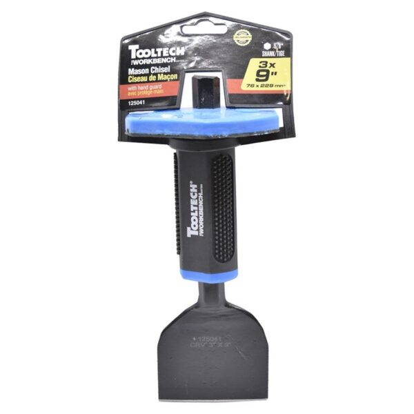 Toolway - Brick & Block Chisel with Guard - 3" x 9" Shank