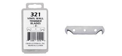Crain - Vinyl Wall Trimmer Knife Blade (Pack of 3)