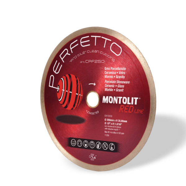Montolit - Perfetto Diamond Wet-Only Blade 10"
