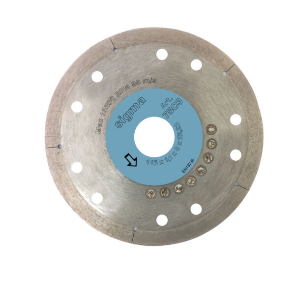 Sigma - Wet/Dry Diamond Precision Miter Blade 4-1/2"