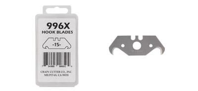 Crain - Hook Blades for Different Utiliy Knifes (Pack of 15)
