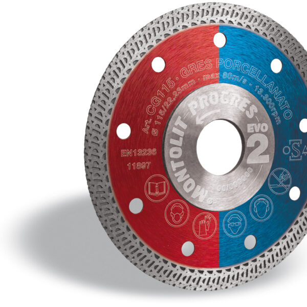 Montolit - Diamond Wet/Dry Blade Red Line 4 1/2"