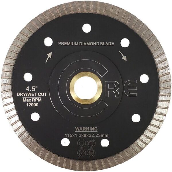 Core Abrasives - Thin Turbo Segment Blade Capos for Porcelain 4.…