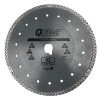iQ Power Tools - Q-Drive Plus-Tile Blade Dry Hard Material 10" …