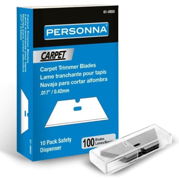 Traxx - Personna .017" Carpet Trimmer Blades (Pack of 100)