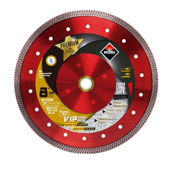 Rubi - Viper Wet Diamond Blade 8"