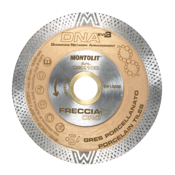 Montolit - Diamond Wet/Dry Blade Freccia Ora 4"