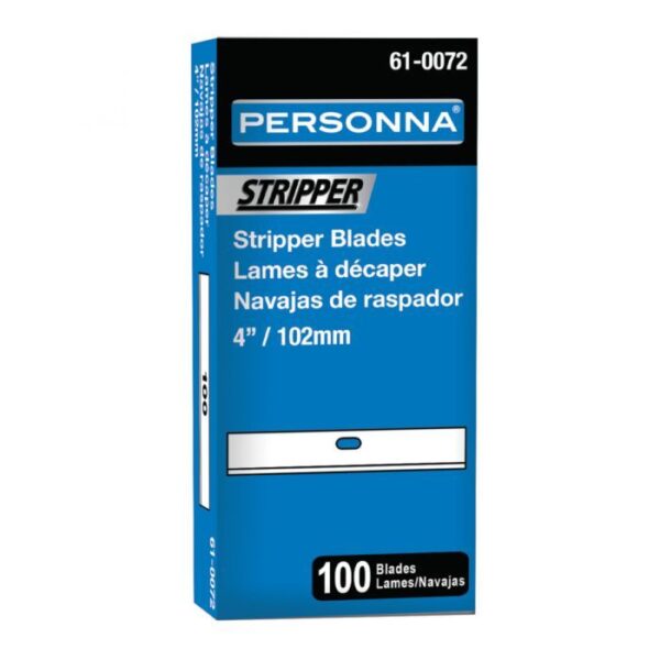 Traxx - Personna Floor Stripper Blades - 4" (Pack of 100)