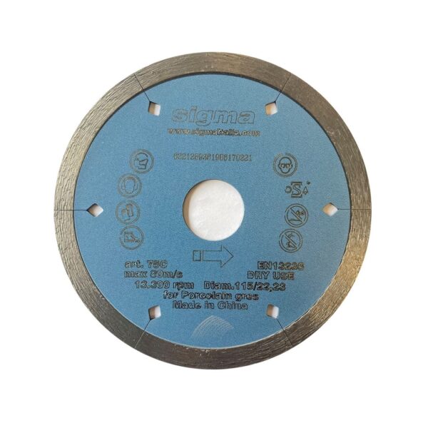 Sigma - Dry Diamond Continuous Blade 4-1/2"