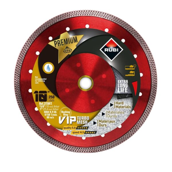 Rubi - Viper Wet Diamond Blade 10"