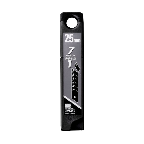 Olfa - Utility Blade Heavy-Duty Snap-Off Black 25 mm (Pack o…
