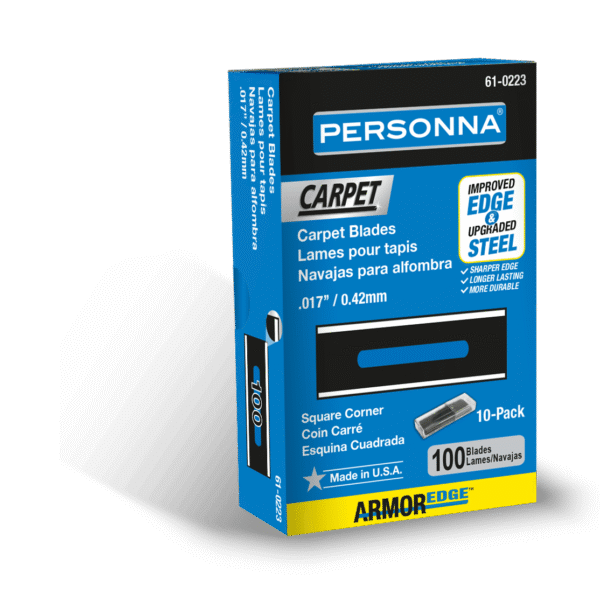 Traxx - Personna Slotted Square Corner Carpet Blade 0.017" (…