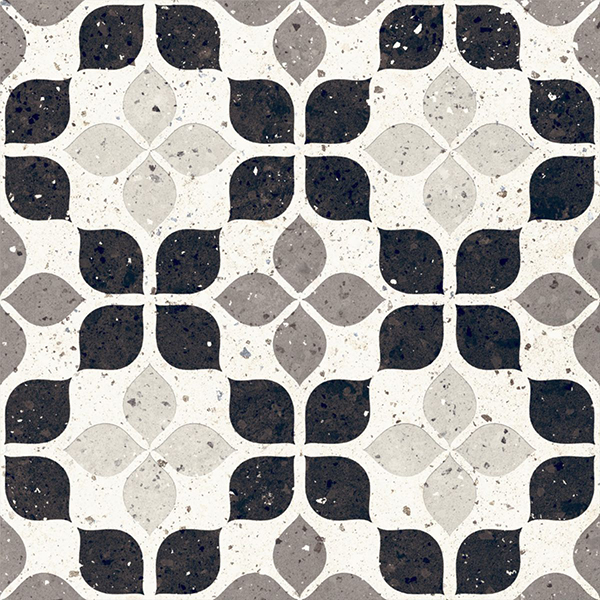 Centura Floor Tiles Frammenti Bianco Fiore Natural 8" x 8"